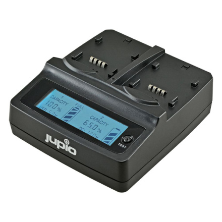 Nabíječka Jupio Duo Charger 45W pro 2 Li-Ion baterie - univerzální  (při použití redukcí), JDC0010V2