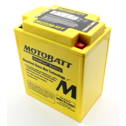Baterie Motobatt MBTX14AU 16,5Ah, 12V, 4 vývody , MBTX14AU