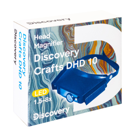 Lupa Discovery Crafts DHD 10 náhlavní, zvětšení 1,5/3/6,5/8x, 78376