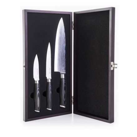 Sada nožů G21 Gourmet Damascus small box 3 ks, NB-D1095