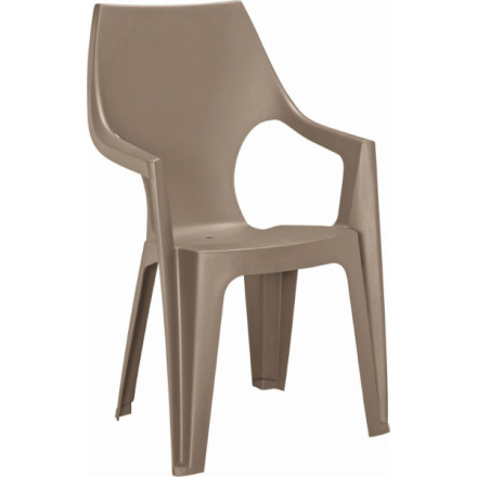 Plastová židle Keter Dante highback Cappuccino, 221210