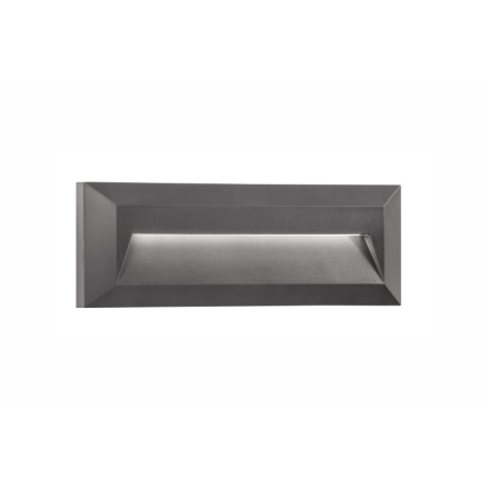 Svítidlo Nova Luce PULSAR STEP GREY 5 schodišťové, IP 54, 2 W, 811502