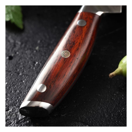 Nůž Dellinger Paring 3" (70mm) Rose-Wood Damascus, XZ-B27RW3
