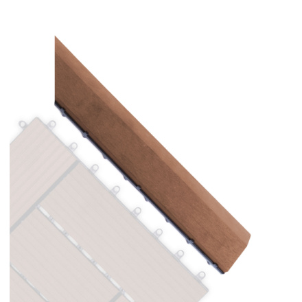 Přechodová lišta G21 Třešeň pro WPC dlaždice, 38,5 x 7,5 cm rohová (pravá), PRL2TR