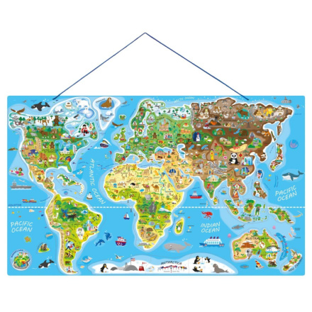 Puzzle Woody Svět v obrázcích, 2 v 1, Hraj si a uč se, 102191290