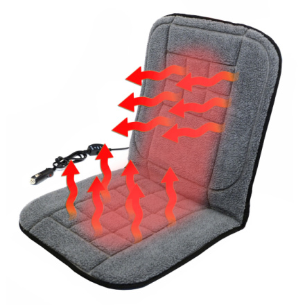 Potah sedadla vyhřívaný s termostatem 12V TEDDY přední, 04121