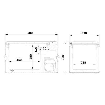 Chladící box SILVER FROST kompresor 25l 230/24/12V -20°C APP, 07081
