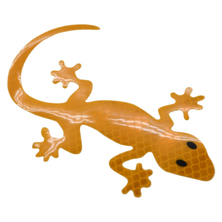 Dekor samolepící GECKO žlutý, 34328