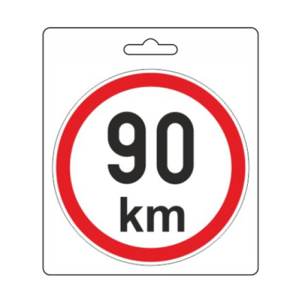 Samolepka omezená rychlost 90km/h (110 mm), 34487