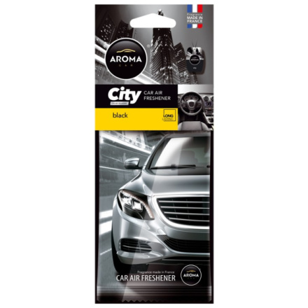 Osvěžovač AROMA CAR CITY BLACK, am92667