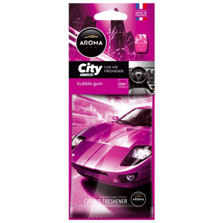 Osvěžovač AROMA CAR CITY BUBBLE GUM, am92670