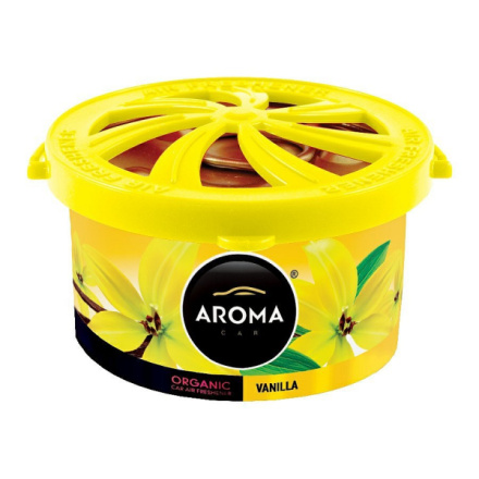 Osvěžovač AROMA CAR ORGANIC 40g VANILLA, amFAL932