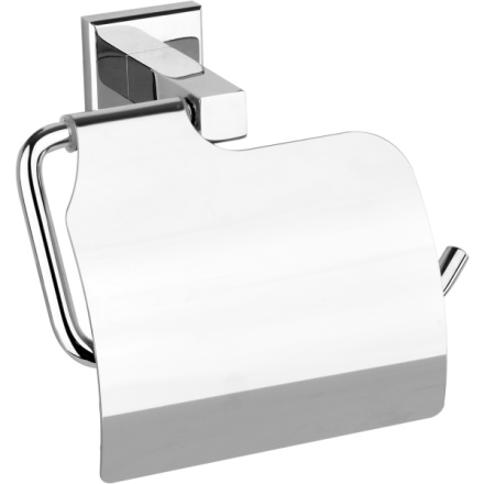 Držák toaletního papíru s krytem Quad Chrom, TO-69315