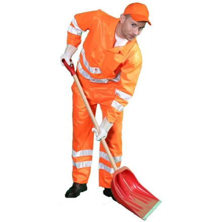 Pracovní oděv, reflexní kalhoty a blůza, CRESTON vel. XL, oranžová TO-72908