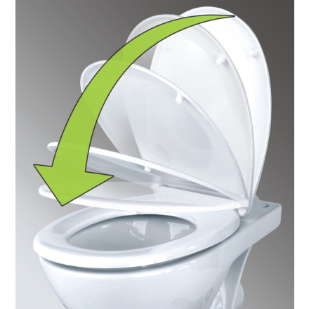 Záchodové prkénko PVC samosklápěcí, TO-75470
