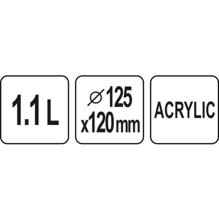 Nádoba na led acryl 1,1l, YG-07146