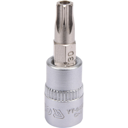 Nástavec 1/4" bit Torx T30, YT-04306