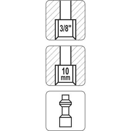 Rychlospojka 3/8", YT-2404