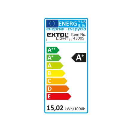 žárovka LED klasická, 1350lm, 15W, E27, teplá bílá 43005