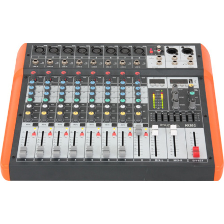 MX802 Ibiza Sound analogový mix. pult 06-1-1036