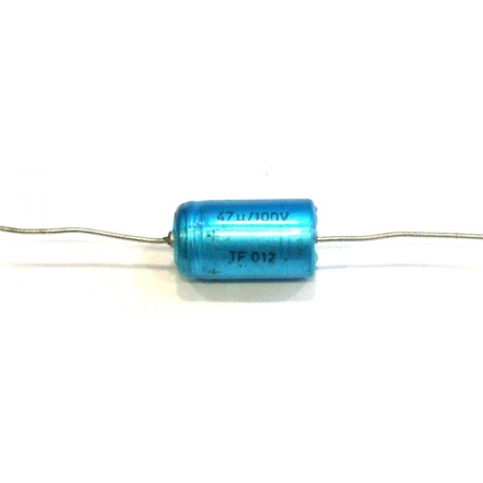 C 47/100V Axial modrý kondenzátor 21-7-1028