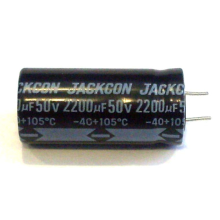 C 2200/50V JACKON kondenzátor 21-7-1061