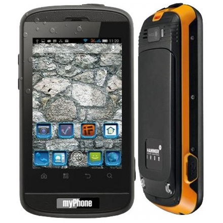 myPhone HAMMER IRON 2 černo/oranžový