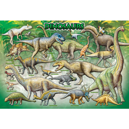 EUROGRAPHICS Puzzle Dinosauři 100 dílků 111932