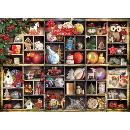 EUROGRAPHICS Puzzle Vánoční ozdoby 1000 dílků 114735