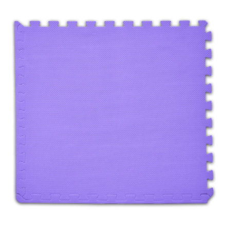 BABY Pěnový koberec tl. 2 cm - fialový 1 díl s okraji 115032