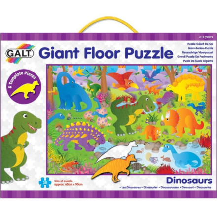 GALT Obří podlahové puzzle Dinosauři 30 dílků 115652