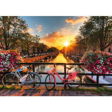 RAVENSBURGER Puzzle Kola v Amsterdamu, Nizozemsko 1000 dílků 116567