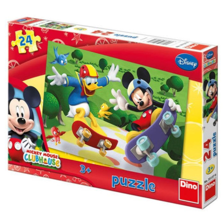 DINO Puzzle Mickeyho klubík 24 dílků 117035