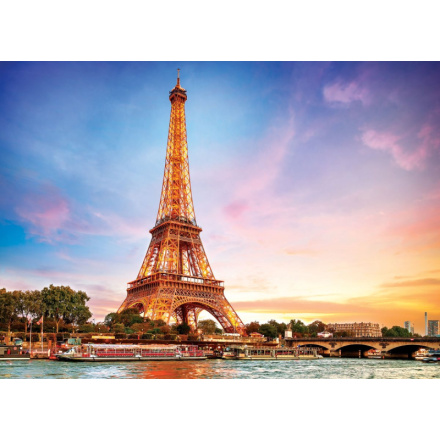 EUROGRAPHICS Puzzle Eiffelova věž, Paříž 1000 dílků 117408