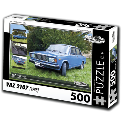 RETRO-AUTA Puzzle č. 9 VAZ 2107 (1988) 500 dílků 117431