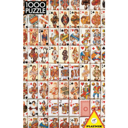 PIATNIK Puzzle Hrací karty 1000 dílků 117757