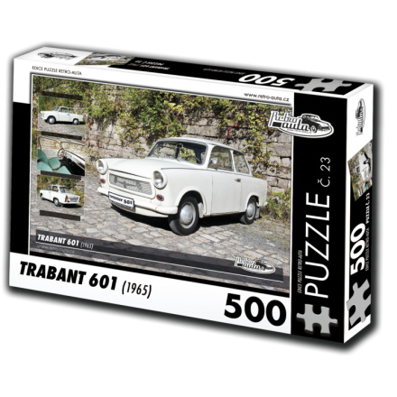 RETRO-AUTA Puzzle č. 23 Trabant 601 (1965) 500 dílků 118102