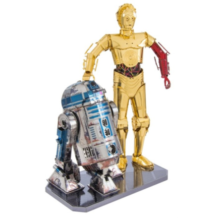 METAL EARTH 3D puzzle Star Wars: R2D2 a C-3PO (deluxe set) 118353