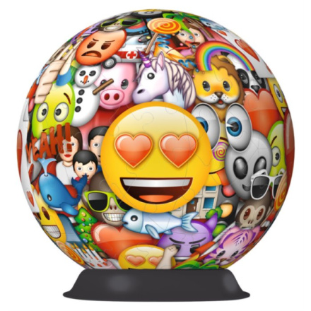 RAVENSBURGER 3D Puzzleball Smajlíci Emoji 72 dílků 118454