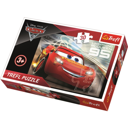 TREFL Puzzle Auta 3: Blesk McQueen 30 dílků 119052