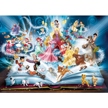 RAVENSBURGER Puzzle Disneyho magická kniha pohádek 1500 dílků 119266