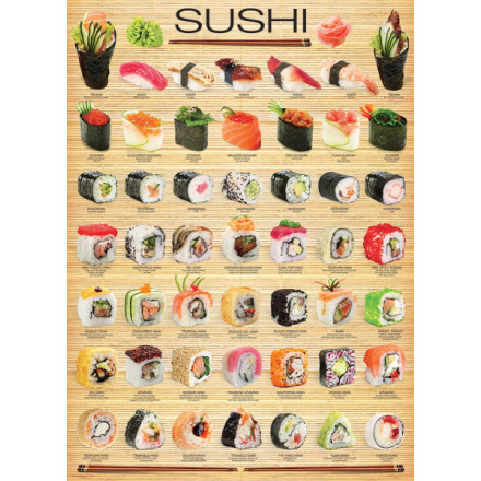 EUROGRAPHICS Puzzle Sushi 1000 dílků 120143