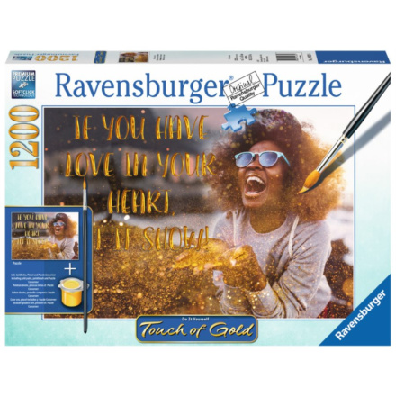 RAVENSBURGER Puzzle Touch of Gold Ukaž lásku 1200 dílků 120328
