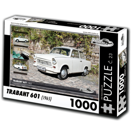 RETRO-AUTA Puzzle č. 23 Trabant 601 (1965) 1000 dílků 120416