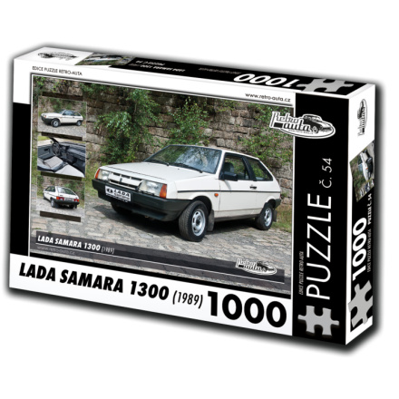 RETRO-AUTA Puzzle č. 54 Lada Samara 1300 (1989) 1000 dílků 120466