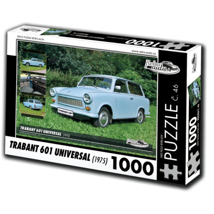 RETRO-AUTA Puzzle č. 46 Trabant 601 Universal (1975) 1000 dílků 120475
