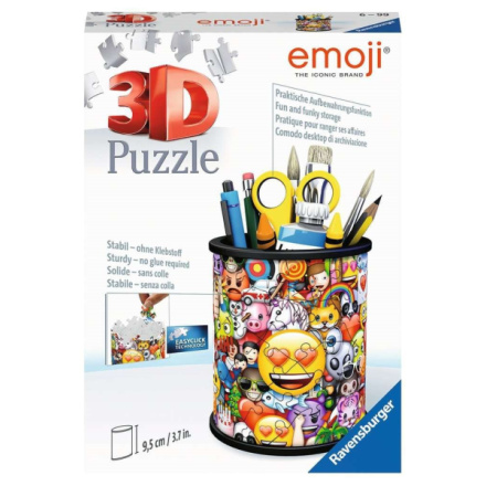 RAVENSBURGER 3D puzzle stojan: Emoji 57 dílků 120593