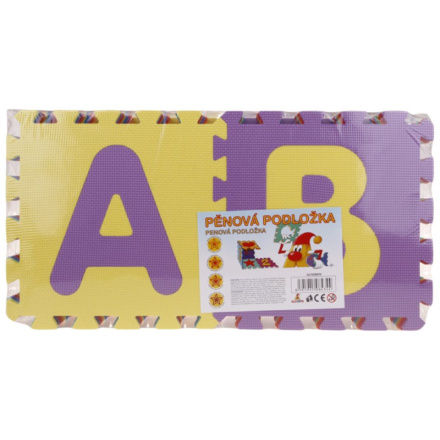 ALLTOYS Pěnové puzzle Písmena (30x30) 120734 (32 dílků)