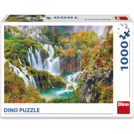 DINO Puzzle Plitvická jezera, Chorvatsko 1000 dílků 122394