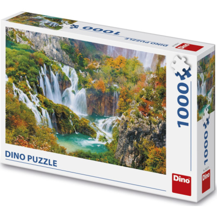 DINO Puzzle Plitvická jezera, Chorvatsko 1000 dílků 122394